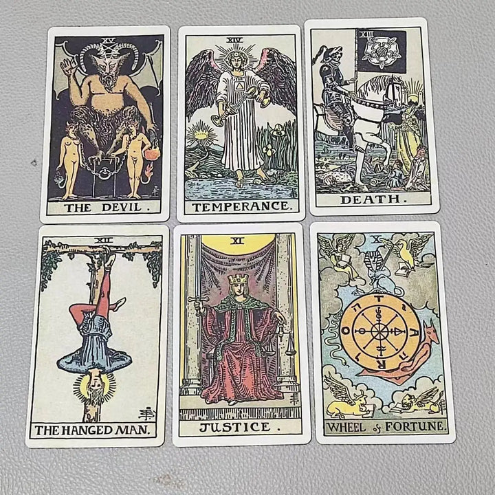 10.3*6cm The Classic Tarot 78 Cards with Guidebook for Beginners